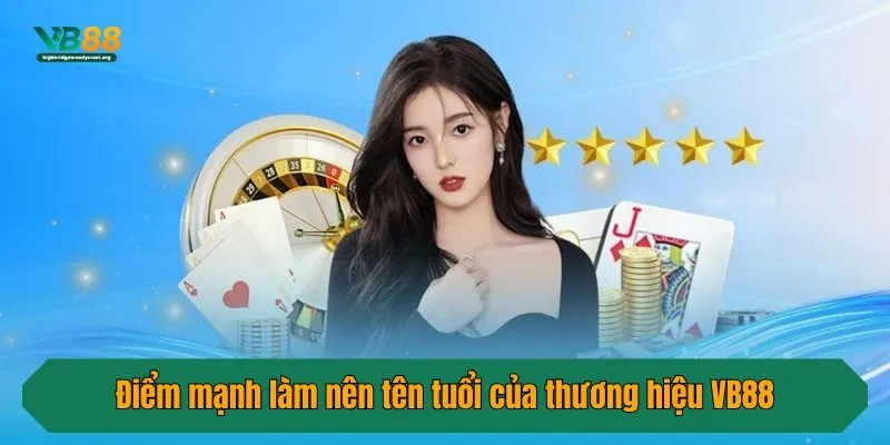 Điểm mạnh làm nên tên tuổi của thương hiệu VB88