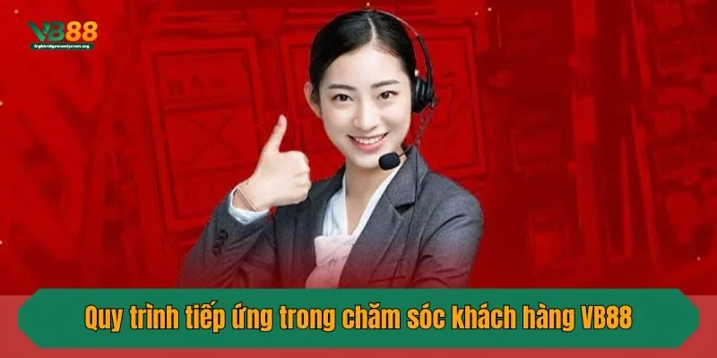 Quy trình tiếp ứng trong chăm sóc khách hàng VB88
